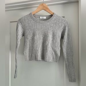 Babaton Cropped knit sweater